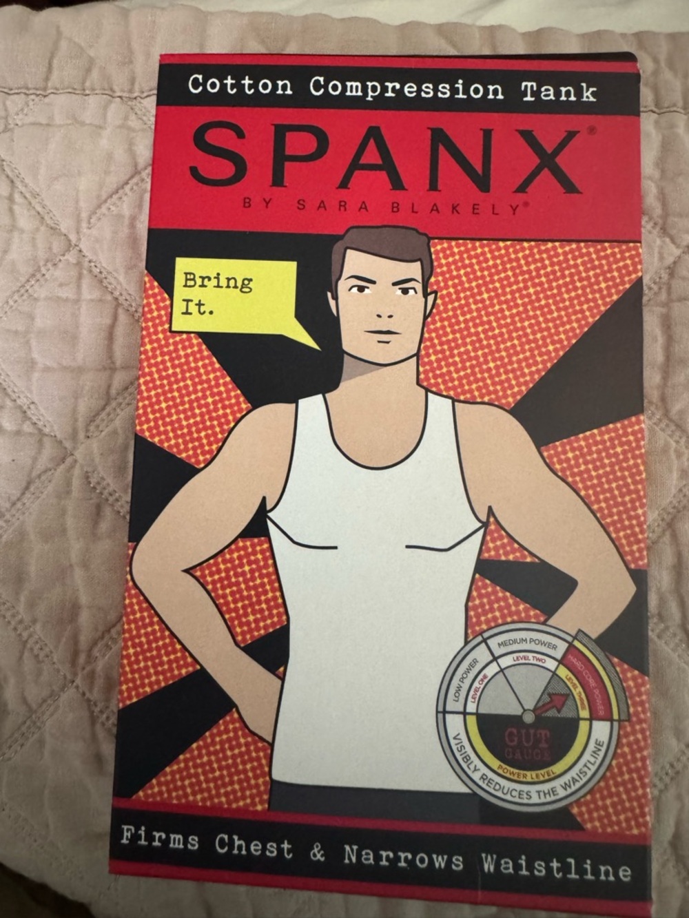 SPANX Sculpt Cotton Compression Tank - Black Size XL